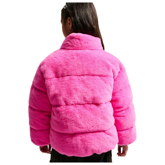 Nike Παιδικό μπουφάν Quilted Faux Fur Jacket